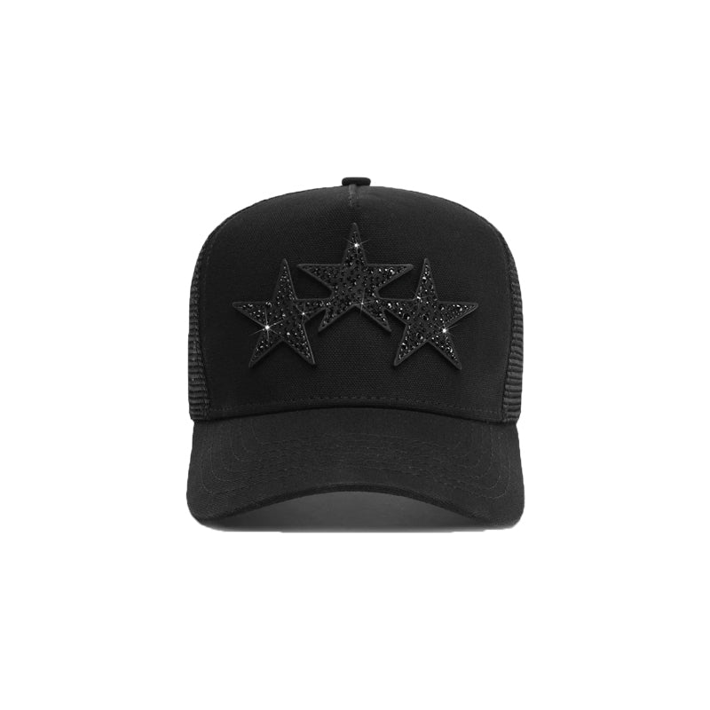 AMIRI CRYSTAL 3 STAR TRUCKER HAT