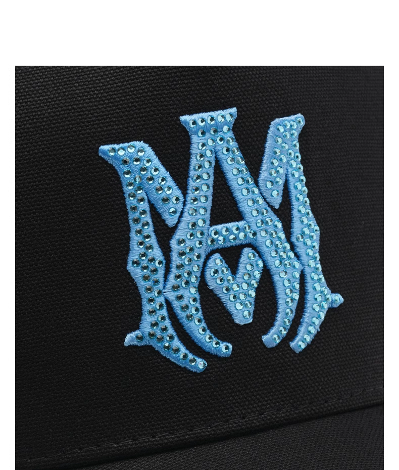 AMIRI MA CRYSTAL CANVAS HAT