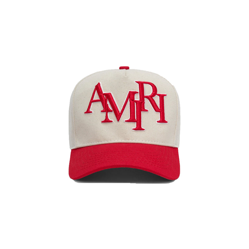 AMIRI STAGGERED AMIRI CANVAS HAT