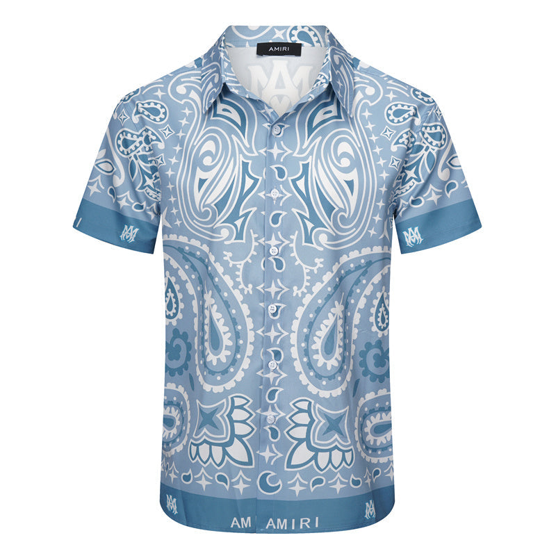 AMIRI Silk Shorts Shirt Set