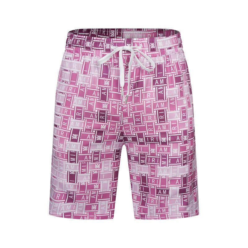 AMIRI Silk Shorts Shirt Set