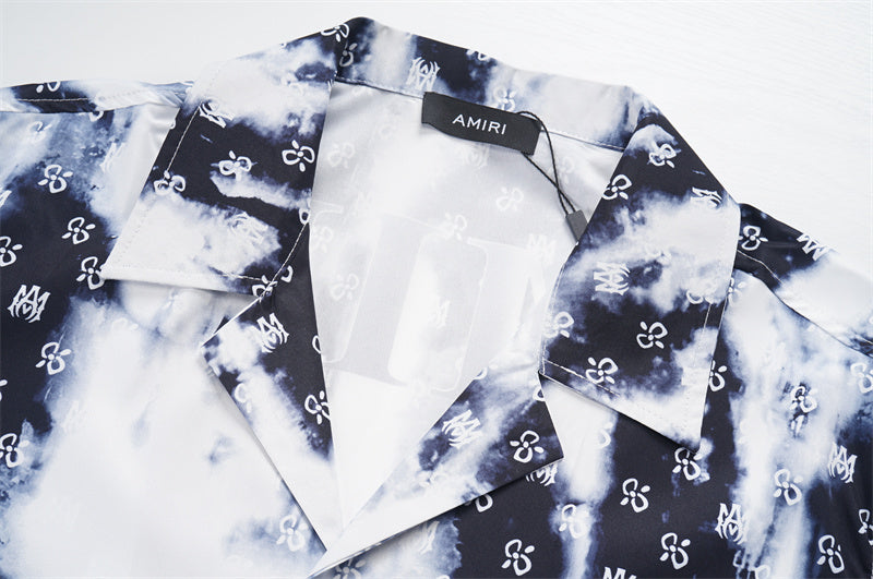 CASADEPT-AMIRI Silk Shorts Shirt Set