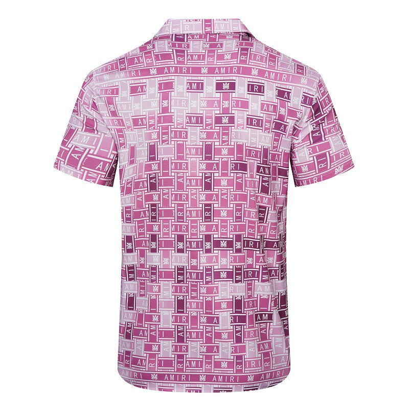 AMIRI Silk Shorts Shirt Set