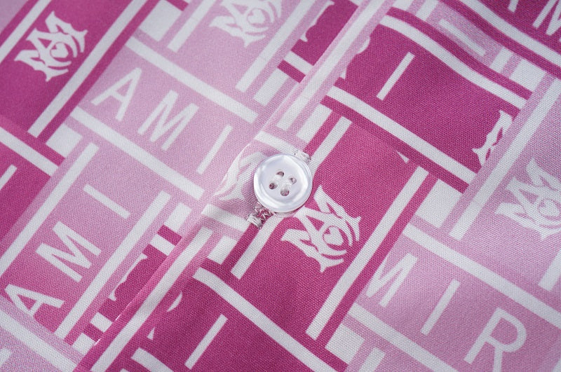 AMIRI Silk Shorts Shirt Set