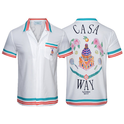 Casablanca Silk Shirt Set