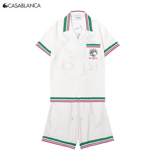 Casablanca Silk Shirt Set